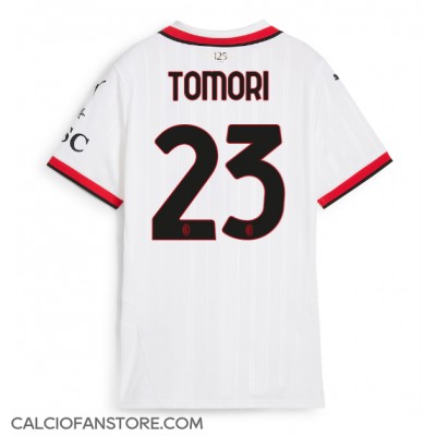 Maglia Calcio AC Milan Fikayo Tomori #23 Seconda Divisa Donna 2024-25 Manica Corta Maglia Calcio AC Milan Fikayo Tomori #23 Seconda Divisa Donna 2024-25 Manica Corta